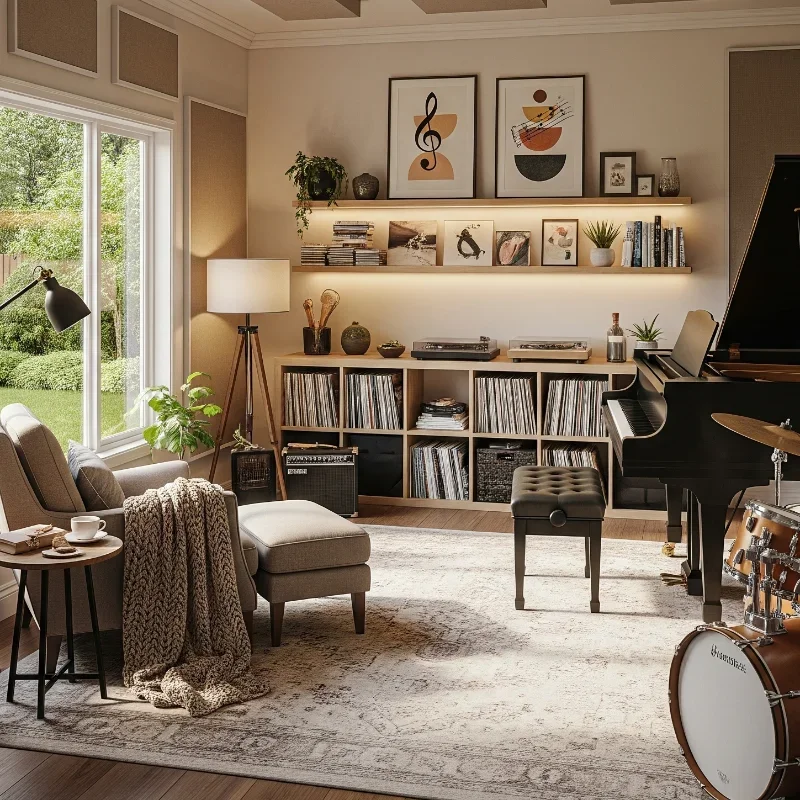 Piano Corner Ideas for Integrating a Large Instrument Into the Home